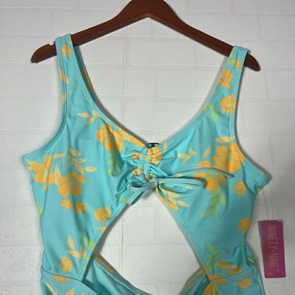 Ninety Nine Womens Cut out One Piece Swim Suit size XXL - Picture 2 of 9